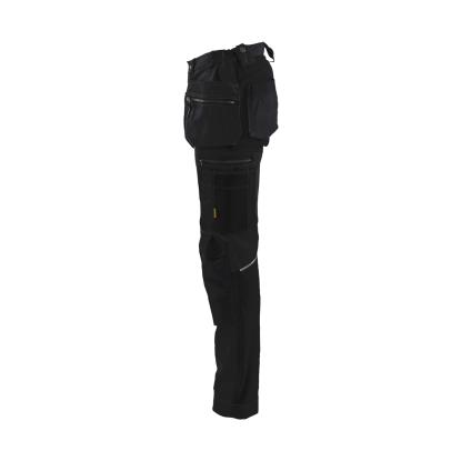 Blåkläder 7130 dame håndværker buks med stretch, sort/sort