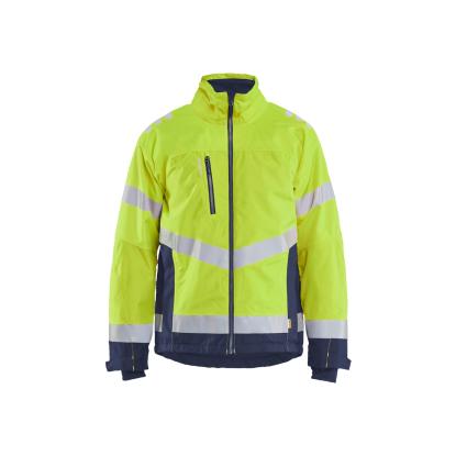 Blåkläder 4780 high vis letforet vinterjakke, hi-vis gul/marineblå