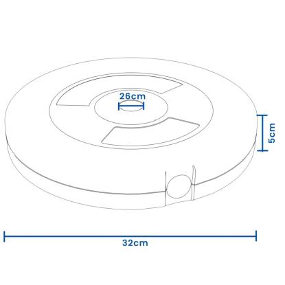 Viking Sports vægtskive sæt, Ø26 mm, 2,5 kg - 8 stk.