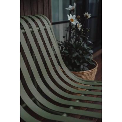 Varax loungebænk, aluminium, grøn
