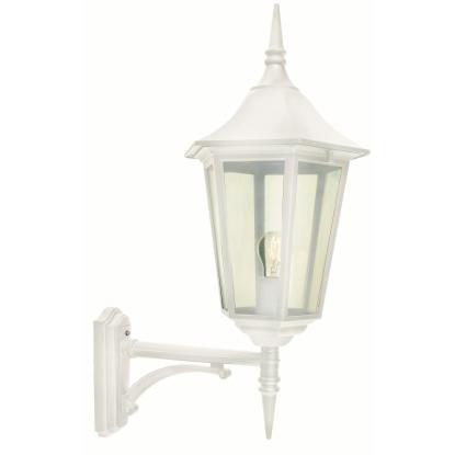 Norlys Modena Big, væglampe, op, E27, IP54, hvid