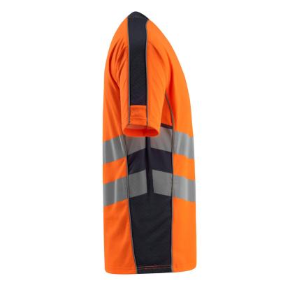 MASCOT SAFE SUPREME Sandwell T-shirt, hi-vis orange/mørk marine