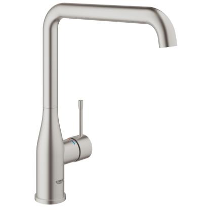 GROHE Essence køkkenarmatur med høj L-tud, supersteel