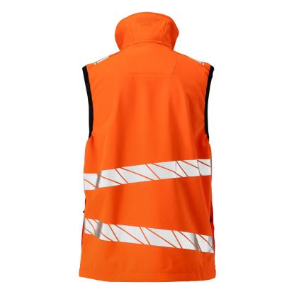 MASCOT ACCELERATE SAFE softshell vest, hi-vis orange