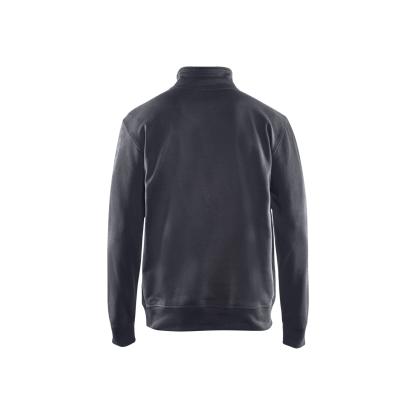 Blåkläder 3369 sweatshirt half zip, mellemgrå