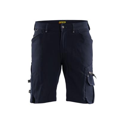 Blåkläder 1987 håndværker shorts 4-vejs stretch x1900, mørk marineblå/sort
