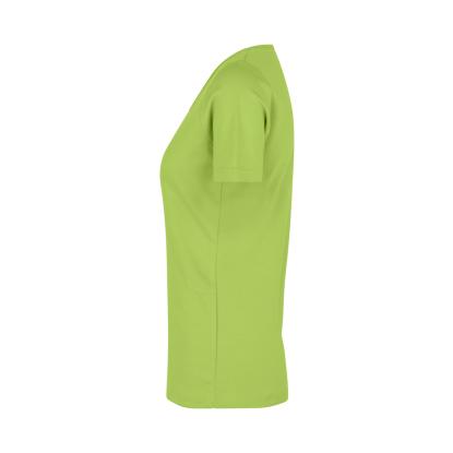 ID 0506 Interlock T-shirt med v-hals, dame, lime