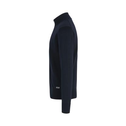 Seven Seas S660 The cardigan med lynlås, merino, navy