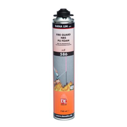 Dana Lim Fire Guard NBS PU Foam Prof 586 brandfugemasse i patron - 750 ml