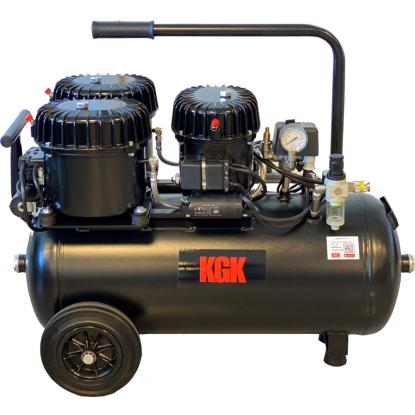 KGK olieholdig kompressor, 8 bar, 3 x 0,5 HK, 150 liter