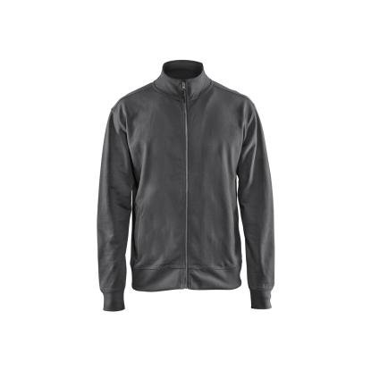 Blåkläder 3371 sweatshirt full zip, mørk grå