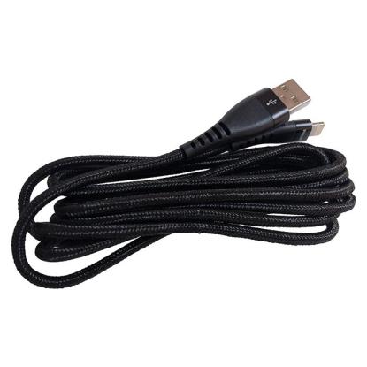 Philips USB kabel USB-A til lightning, sort, 2 meter