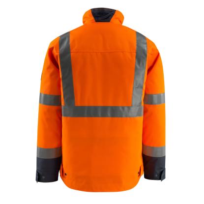 MASCOT SAFE LIGHT Penrith vinterjakke, hi-vis orange/mørk marine