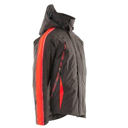 MASCOT HARDWEAR Tolosa vinterjakke, mørk antracit/hi-vis rød