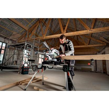 Metabo KGS 18 LTX BL 305 kap-/geringssav, 18V, med 2 x 8,0 Ah batteri og lader