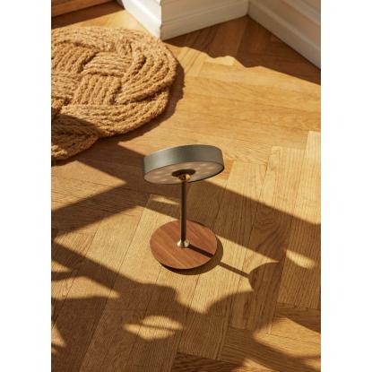 Halo Design On The Move batteri bordlampe, Ø13 cm, 2,5 watt, gunmetal sort