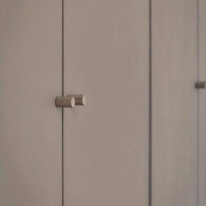 Beslag Design Graf knop, Ø17 mm, rustfrit stål look