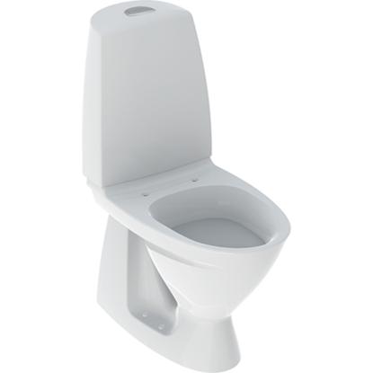 Ifö Sign 6860 toilet med lukket S-lås, hvid