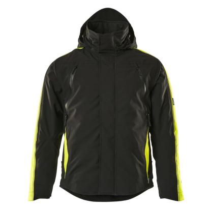 MASCOT HARDWEAR Tolosa vinterjakke, sort/hi-vis gul
