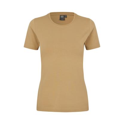 ID 0595 Stretch T-shirt, komfort, dame, sand