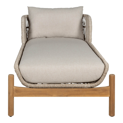Terracina solseng med hynder, akacie, beige