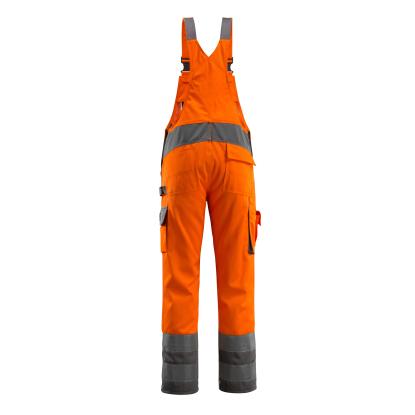 MASCOT SAFE COMPETE Barras overall med knælommer, hi-vis orange/antracit