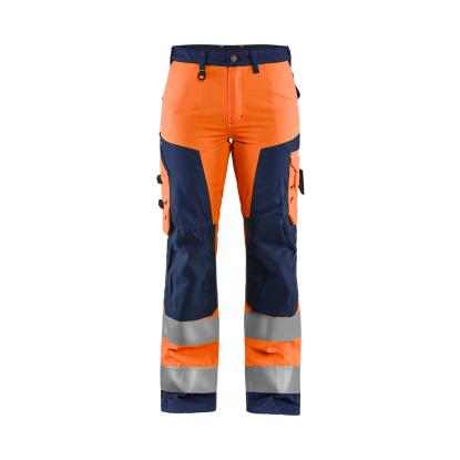 Blåkläder 7155 dame high vis buks, hi-vis orange/marineblå