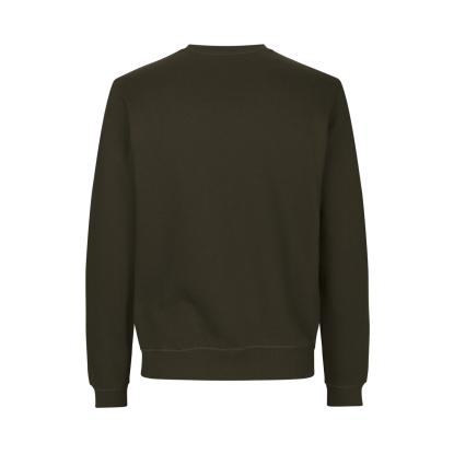 ID 0682 sweatshirt, økologisk, oliven
