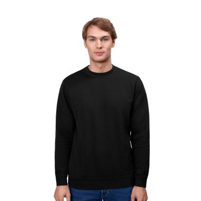 ID 0682 sweatshirt, økologisk, sort