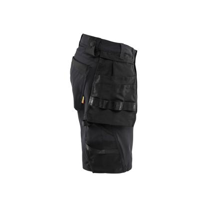 Blåkläder 1702 håndværker shorts 4-vejs stretch, sort