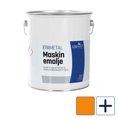 EFAmetal Maskinemalje, dyb orange