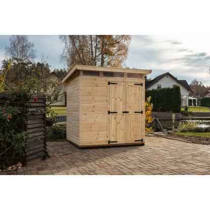 Upyard Strongbox redskabsrum L, ubehandlet - 2,95 m²