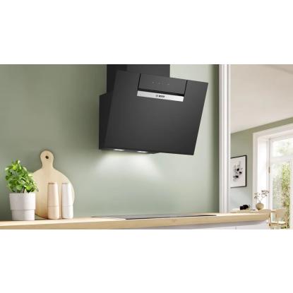 Bosch DWK67FN60 væghængt emhætte, sort, 60 cm