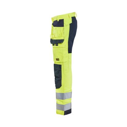 Blåkläder 1587 multinorm buks inherent med stretch, hi-vis gul/marineblå