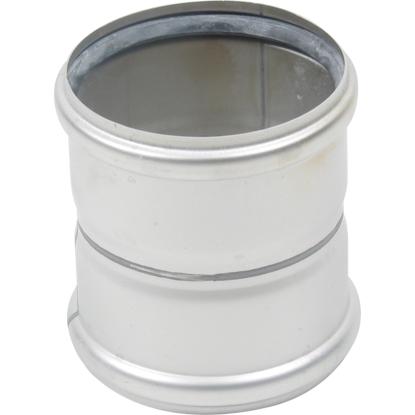 BLÜCHER dobbelt stikmuffe, rustfrit stål, Ø110 mm 