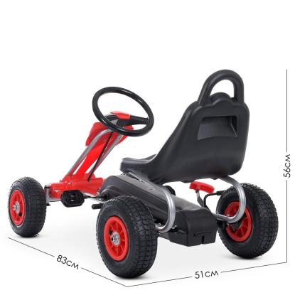 Elite Toys FX2 Edition gokart med gummihjul, rød