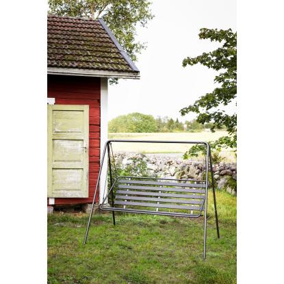 Varax Retro 3 personers hængesofa, grå/sort