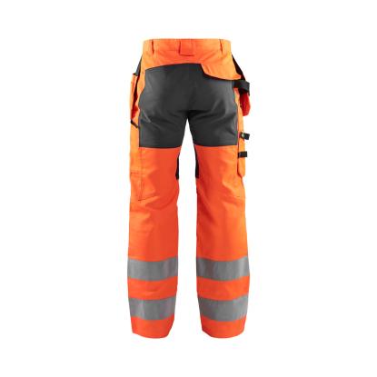 Blåkläder 1552 high vis buks med stretch, hi-vis orange/mellemgrå