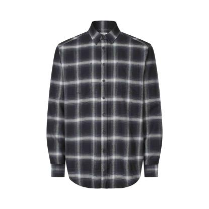 Seven Seas S64 Flannel skjorte, unisex, silver grey