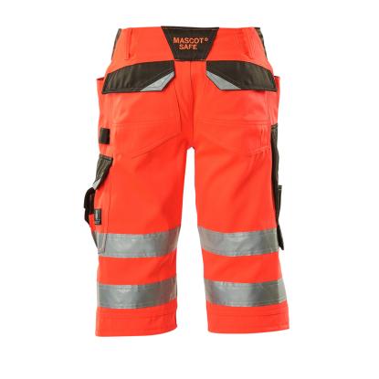 MASCOT SAFE SUPREME Luton arbejdsshorts, hi-vis rød/mørk antracit