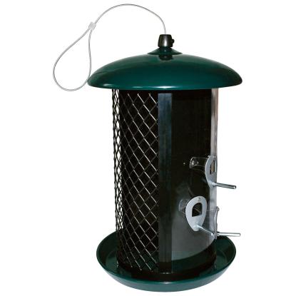 RYOM foderautomat til fugleblanding/mejsebolde, Ø25 x 40 cm - 4,5 kg