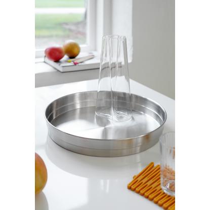 Steel-Function tjenerbakke, rustfrit stål, Ø32 cm