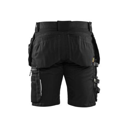 Blåkläder 1598 håndværker shorts med stretch, sort