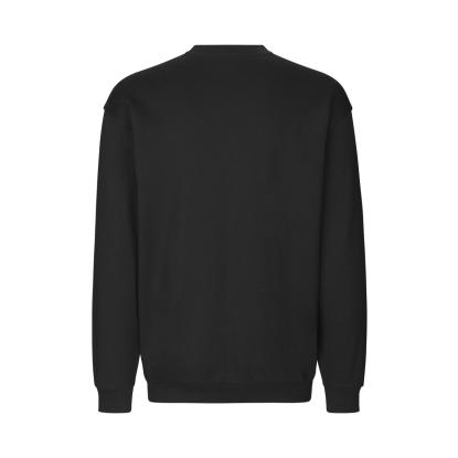 ID 0604 Klassisk sweatshirt, bomuld, sort