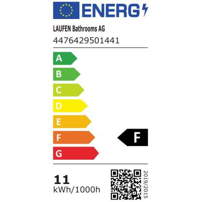 LAUFEN Leelo LED spejl med touch sensor, IP44, 80 x 70 cm