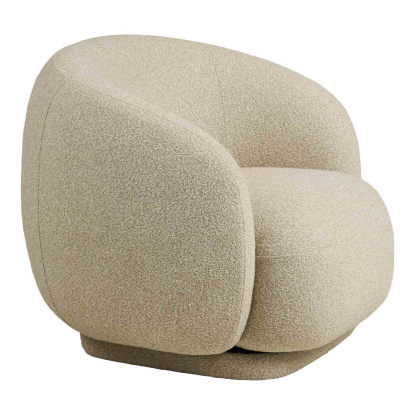 Hawkes loungestol med drejefunktion, sand