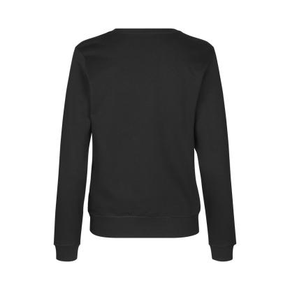 ID 0683 sweatshirt, økologisk, dame, sort