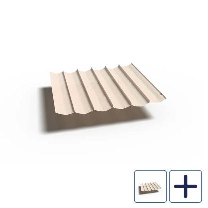 Platinum Sun & Shade Harmonica solsejl til pergola, naturhvid