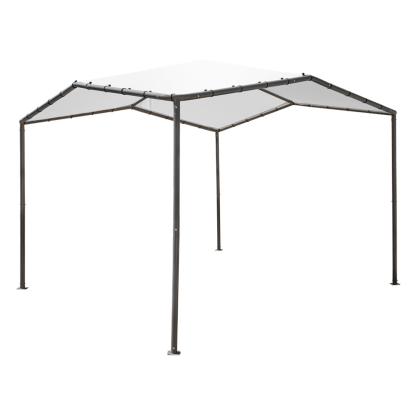 ShelterLogic Canopy Pacifica pavillon, polyester, lysegrå, 271 x 317 x 317 cm