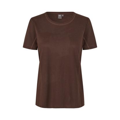 ID 0529 T-shirt, lyocell, dame, mocca